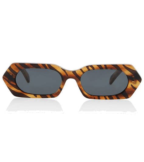 celine eyewear rectangular sunglasses.